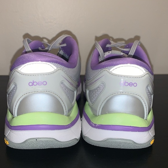 ABEO AEROSYSTEM SIERRA Sneakers VIBRAM Size 7 Light Grey-Purple VSW1137 - Picture 4 of 9
